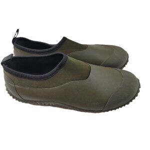Rubber Slip-on Muck Shoes Women's 11 (eu 43) Green Waterproof Garden Neoprene